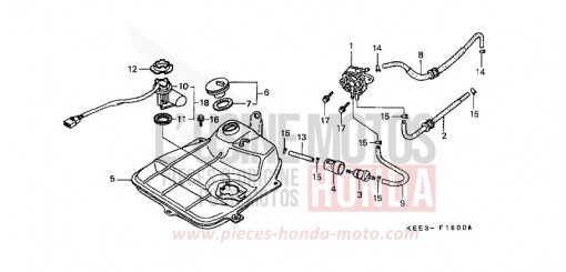 RESERVOIR A CARBURANT SJ100T de 1996